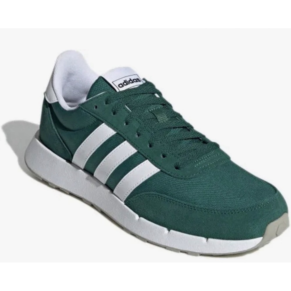 NEW Adidas Run 60s, Men's 8, Green/White HO0354 - Picture 2 of 7
